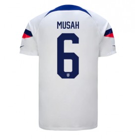 USA Yunus MUSAh 6 Hjemme VM 2022 - Fodboldtrøjer (S/S)